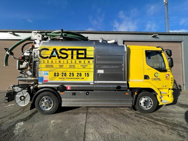 Nouveau camion Castle Assainissement